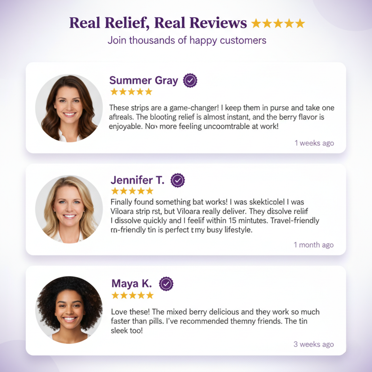 Violara™️ bloating relief Strips